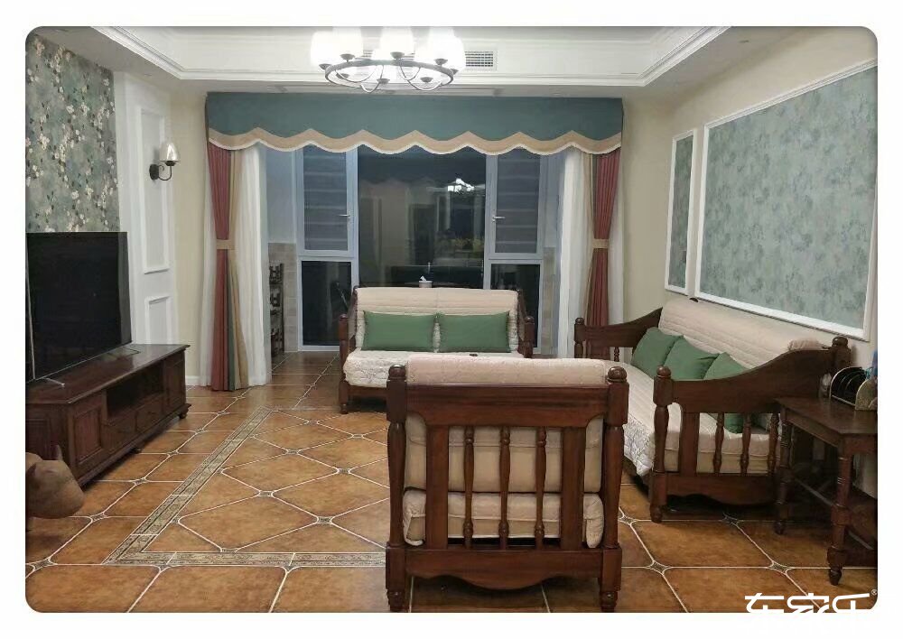 長沙八方小區100平米地中海氣概裝修案例