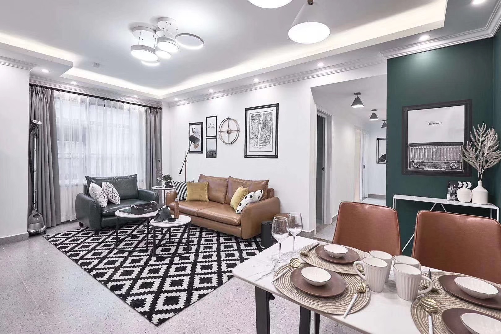 長沙長房西郡80平簡歐氣概裝修案例